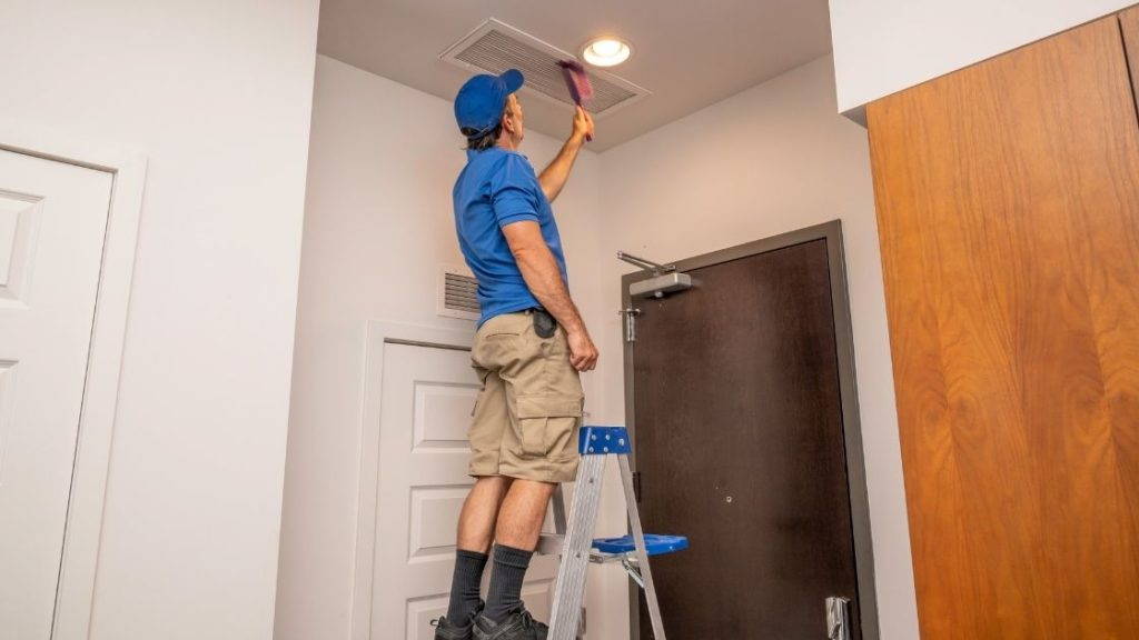 cleaning ac vent