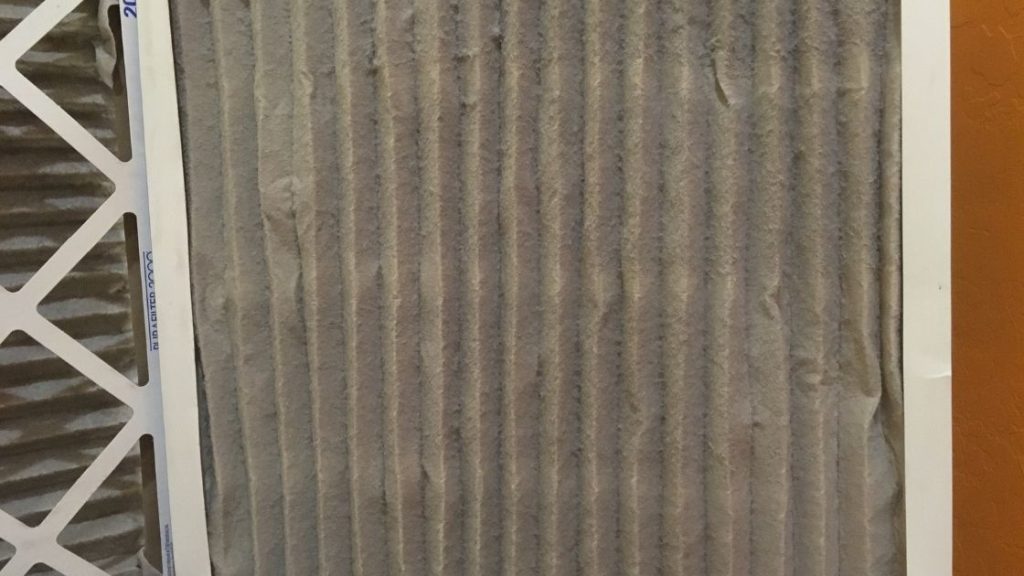 dirty home air filter